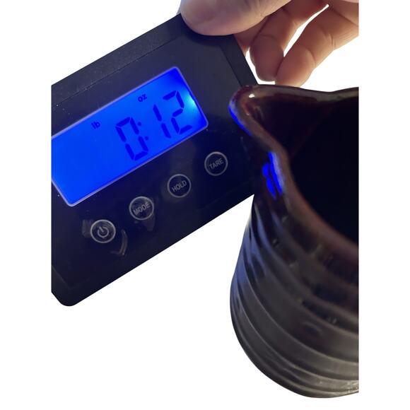 Marcrest Daisy & Dot 4.5” Creamer Small Pitcher Vintage USA Brown Stoneware - Picture 4 of 4